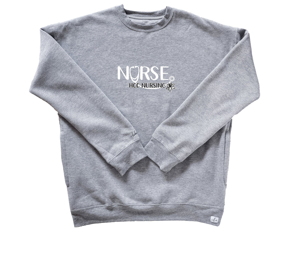 Hinton Continuing Care - Pocketed Crew Sweatshirt