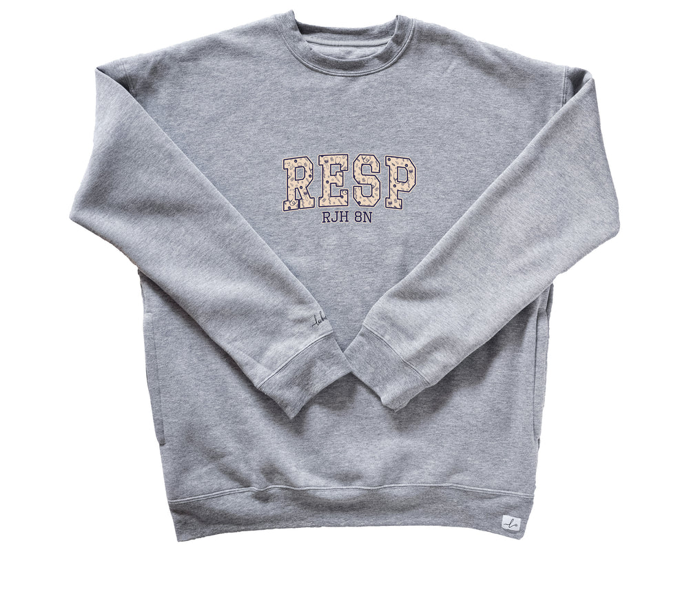 Royal Jubilee Hospital 8N Respiratory - Round 2 - Pocketed Crew Sweatshirt