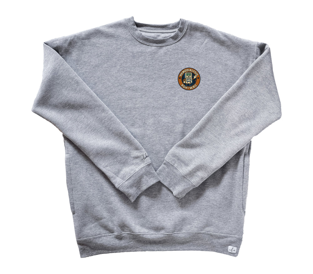Regina General Hospital Hemodialysis Unit - Round 2 - Pocketed Crew Sweatshirt