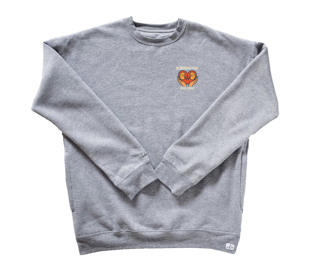 Regina General Hospital Hemodialysis Unit - Round 2 - Pocketed Crew Sweatshirt