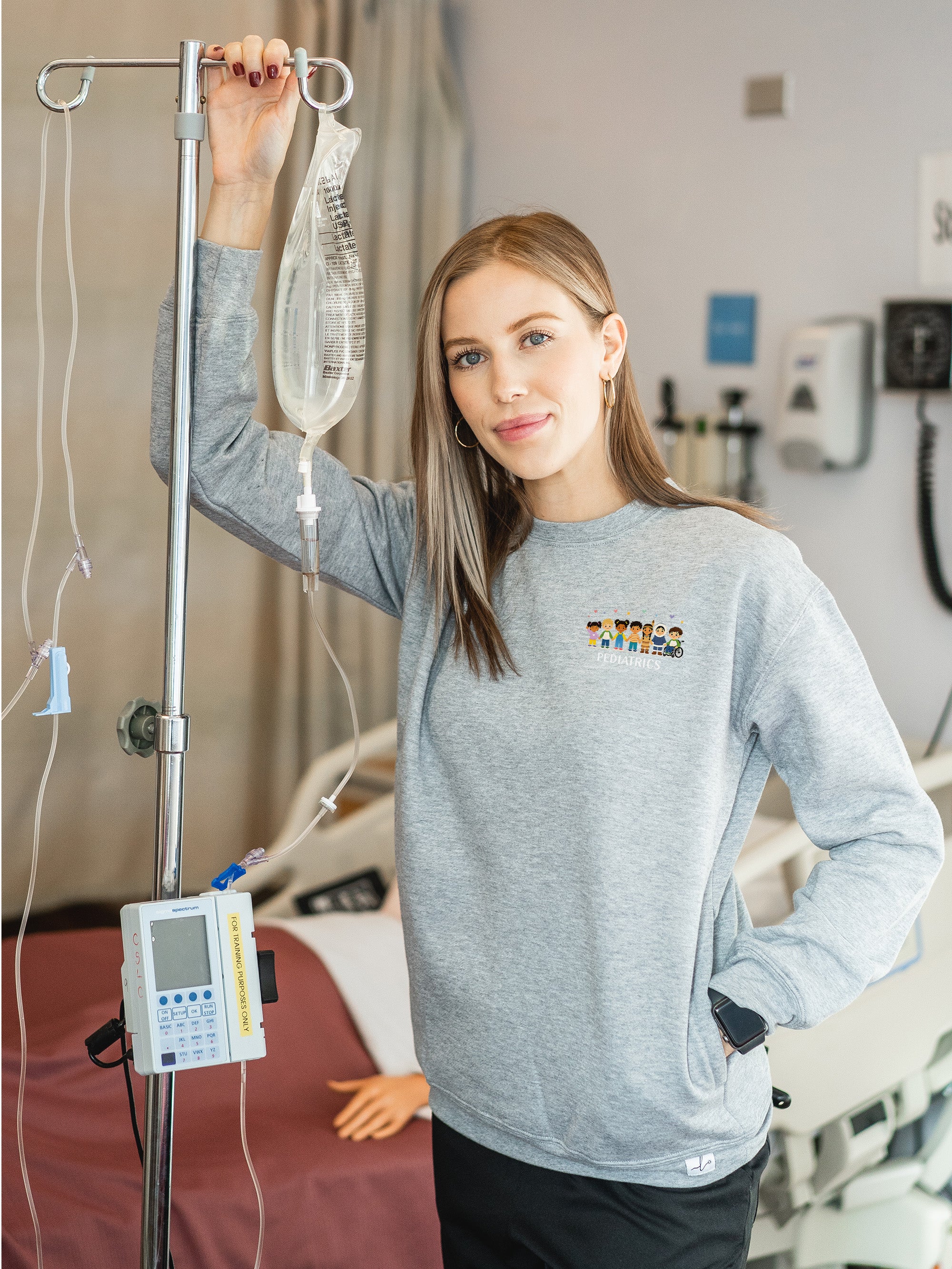Stanton Hospital Yellowknife - Pediatrics - UltraSoft Pocketed Sweatshirt