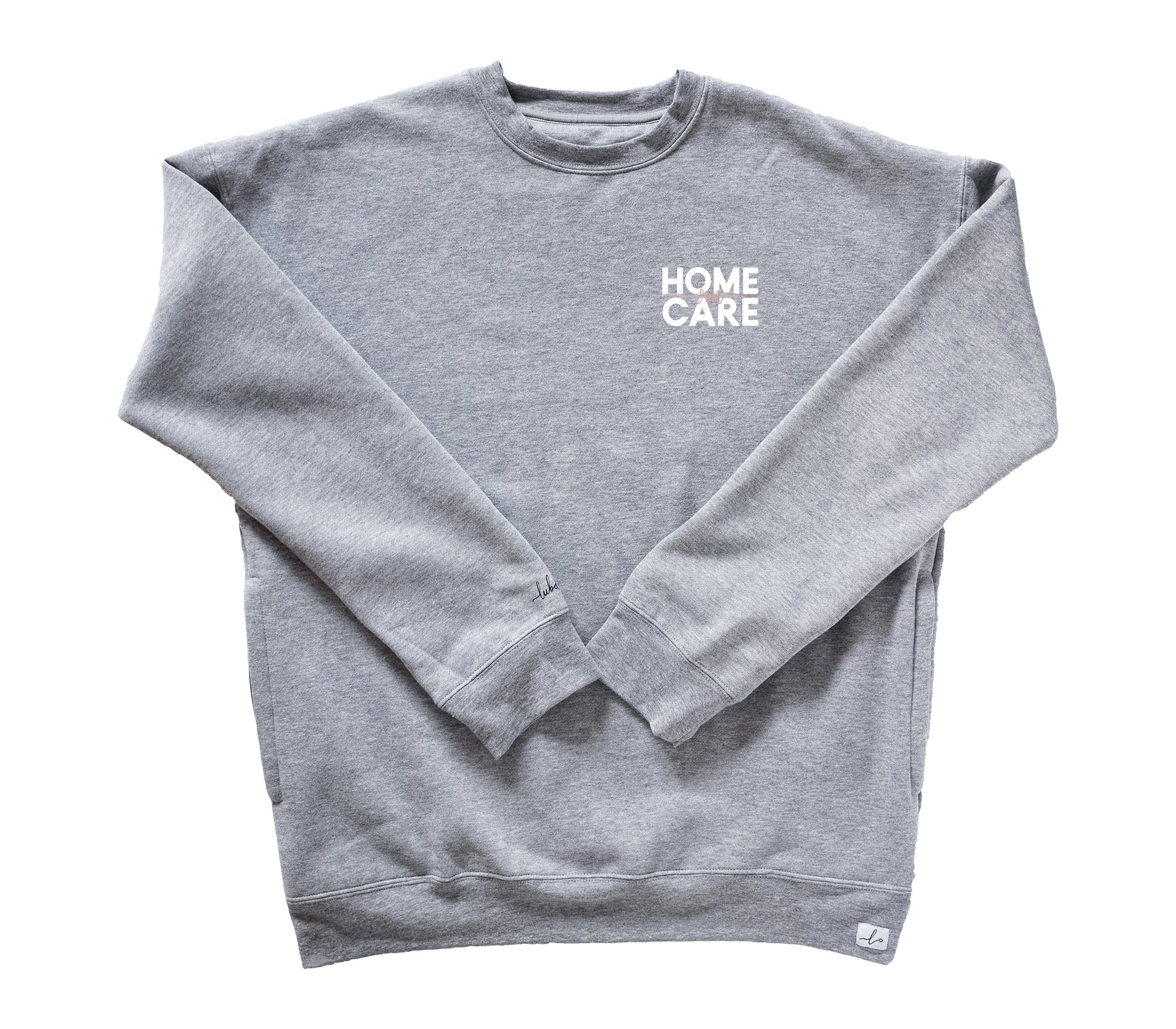 Nursing Community Hospice - ONA Local 7 - Pocketed Crew Sweatshirt - Lubdub Apparel