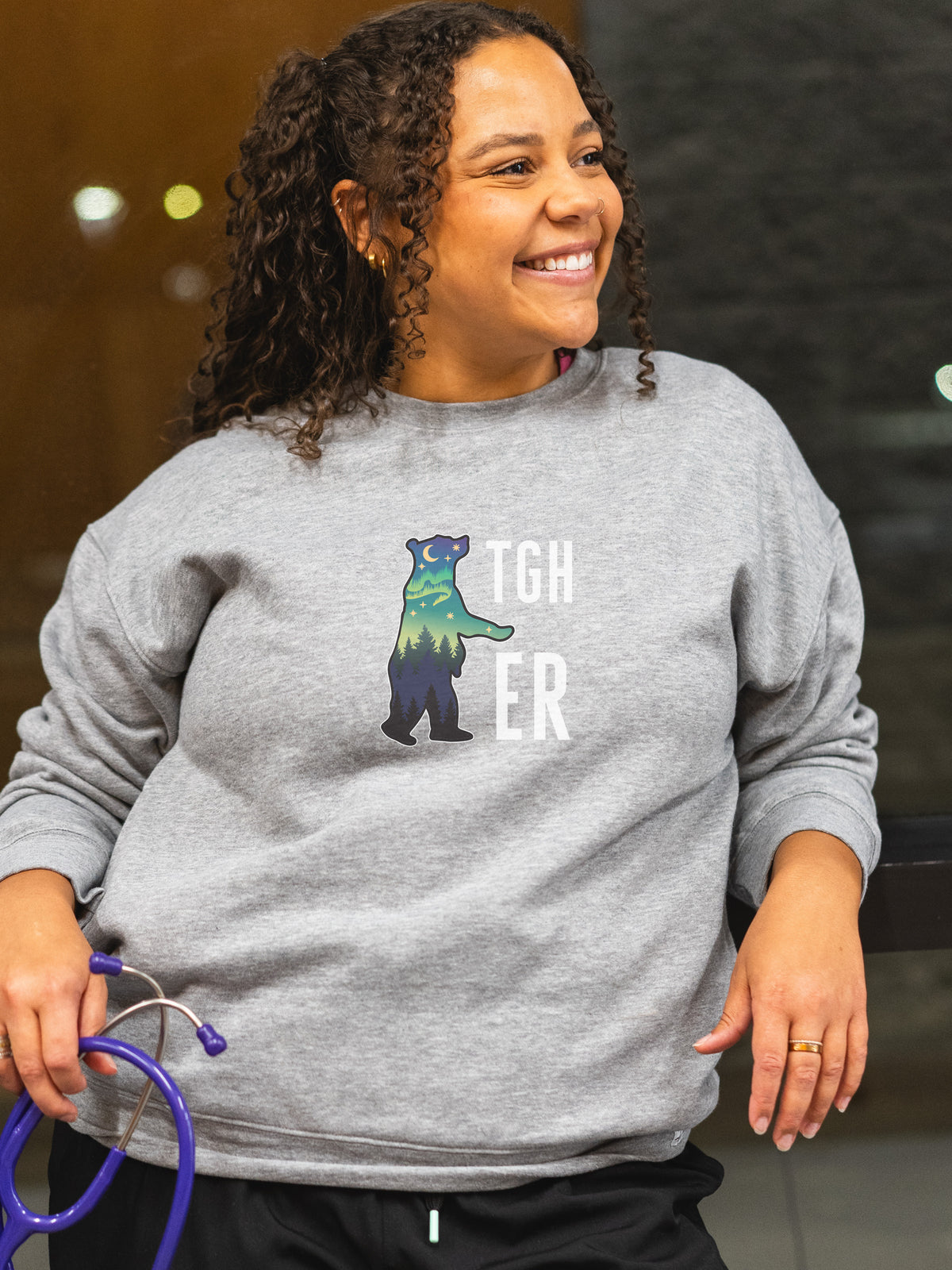 Thompson General Hospital Emergency - UltraSoft Pocketed Sweatshirt