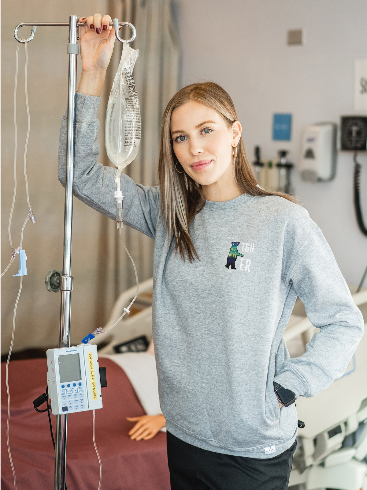 Thompson General Hospital Emergency - UltraSoft Pocketed Sweatshirt