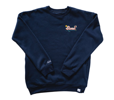 Sono Retro - Pocketed Crew Sweatshirt