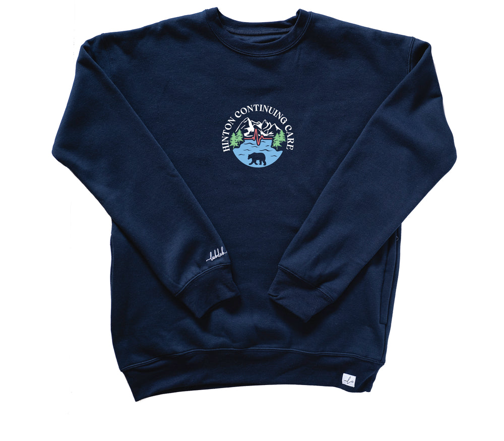 Hinton Continuing Care - Pocketed Crew Sweatshirt