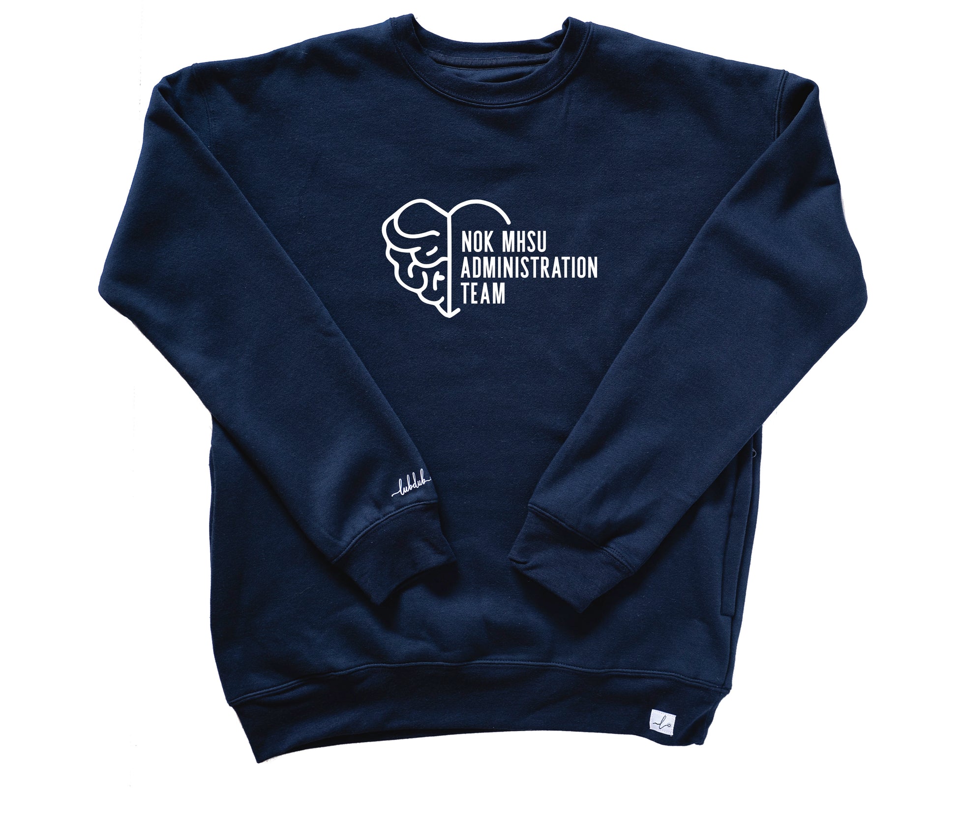 NOK Mental Health and Substance Use Administrative Team - Pocketed Crew Sweatshirt - Lubdub Apparel