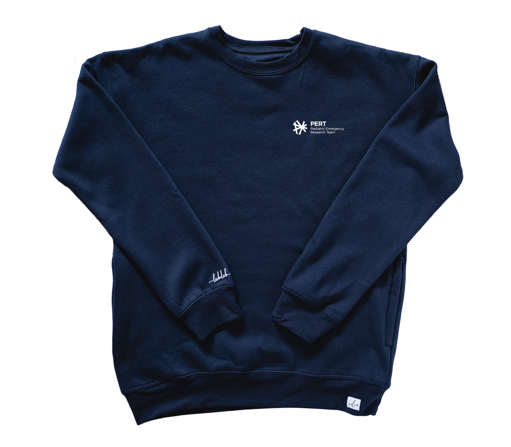 Pediatric Emergency Research Team (PERT) - Round 3 - Pocketed Crew Sweatshirt