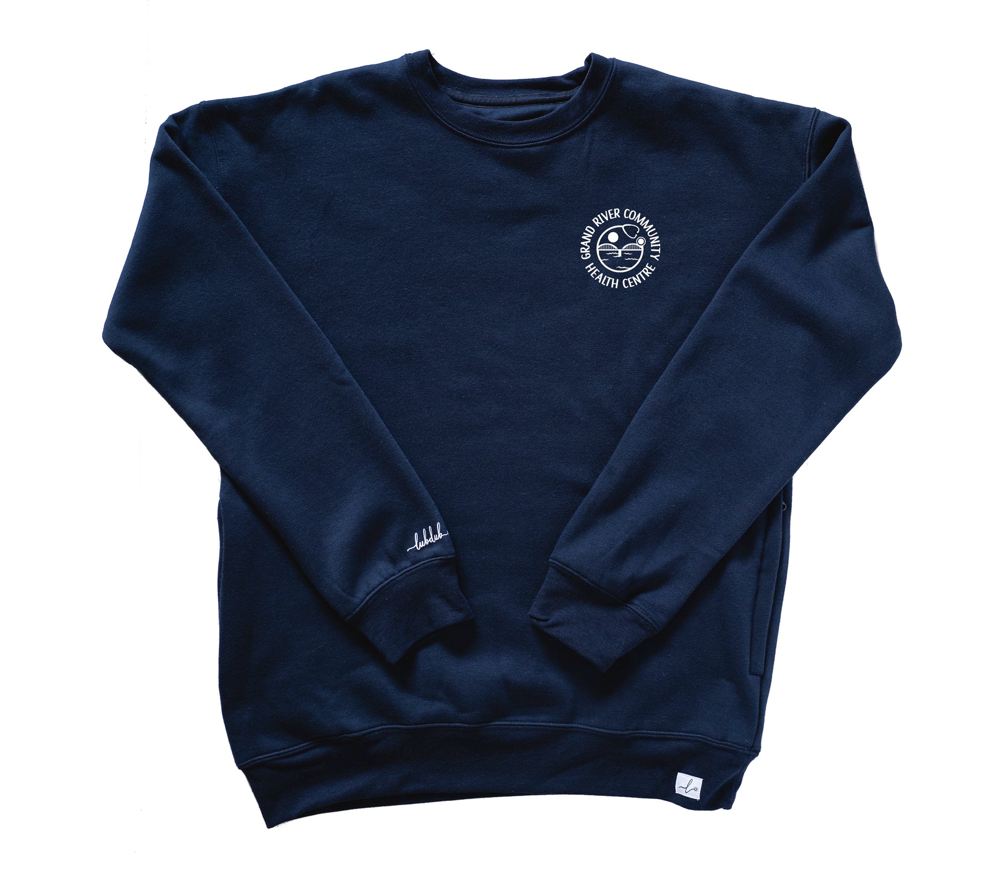 Nursing Community Hospice - ONA Local 7 - Pocketed Crew Sweatshirt - Lubdub Apparel