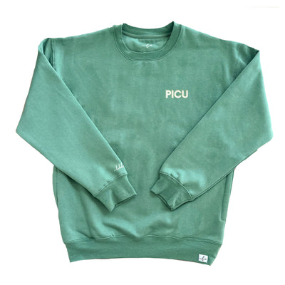 PICU Creds - Pocketed Crew Sweatshirt