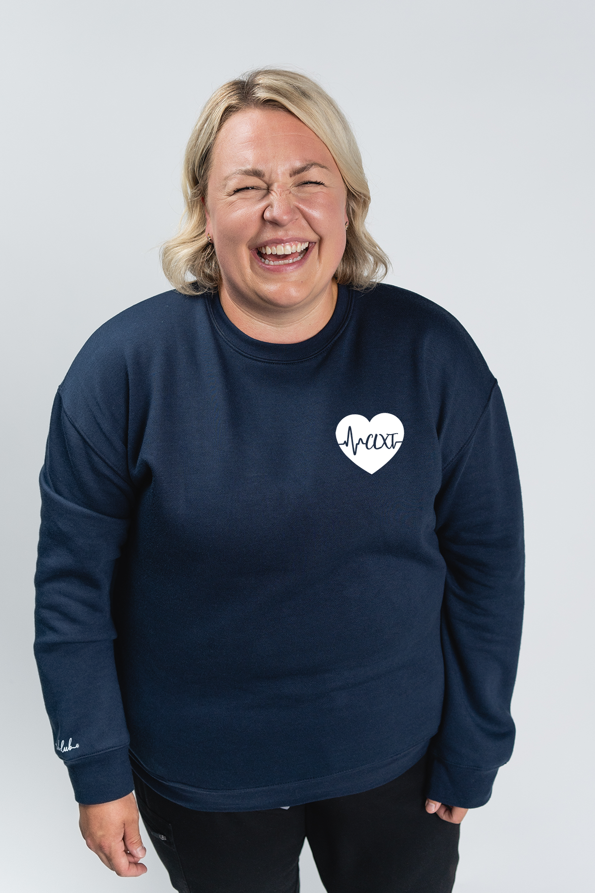 ECG Heart - UltraSoft Pocketed Sweatshirt