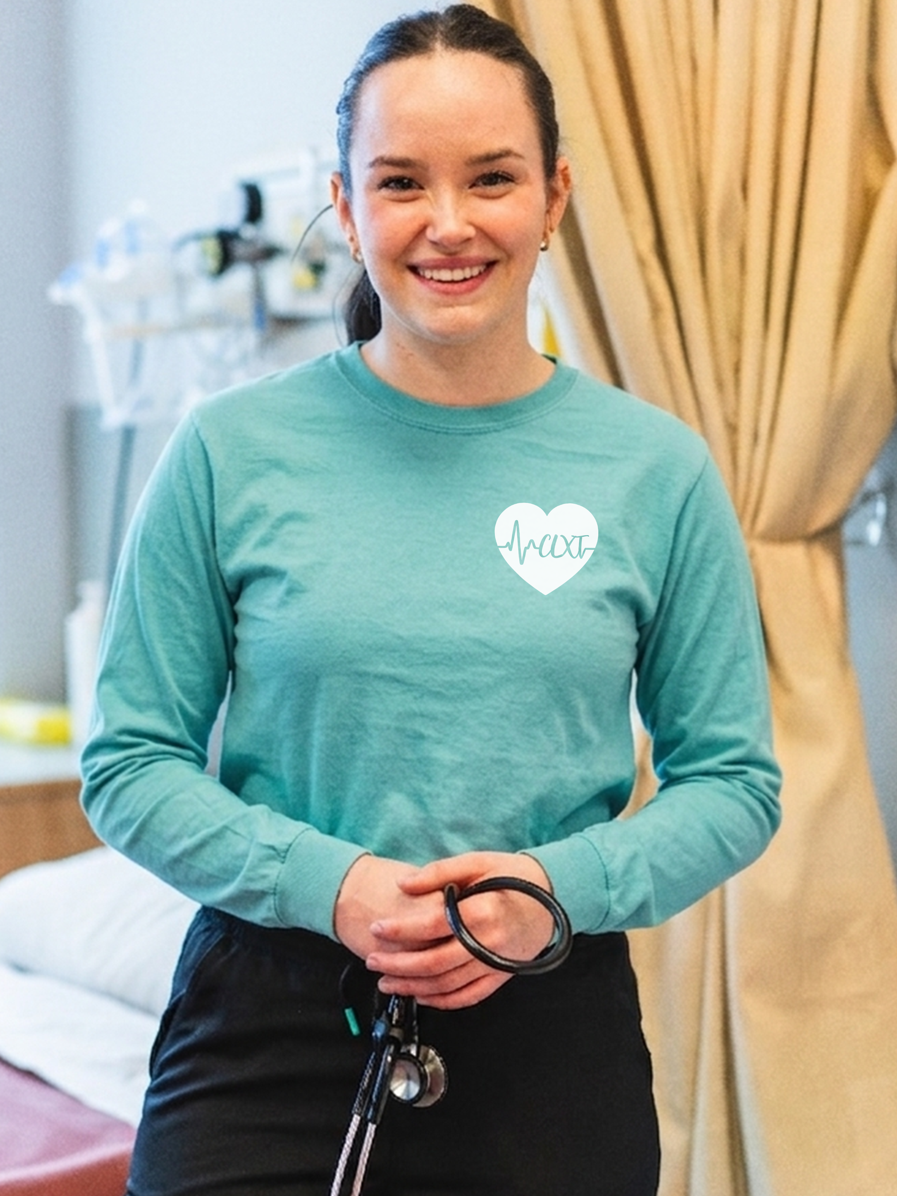 ECG Heart - Heritage Long Sleeve Shirt