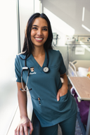Emblem - Rosa Scrub Top