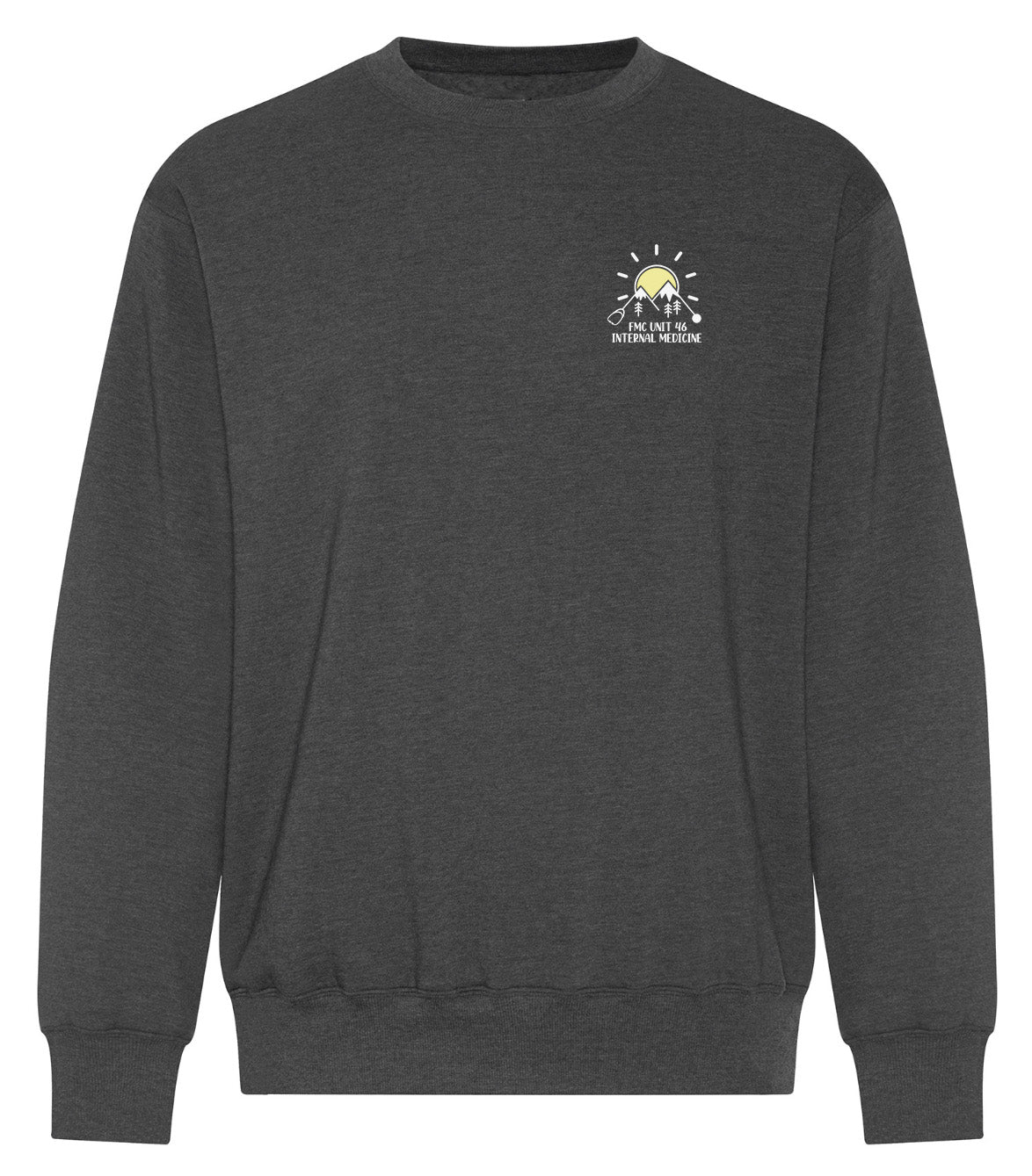 Foothills Medical Center Unit 46 Internal Medicine - Featherweight Crew Sweatshirt