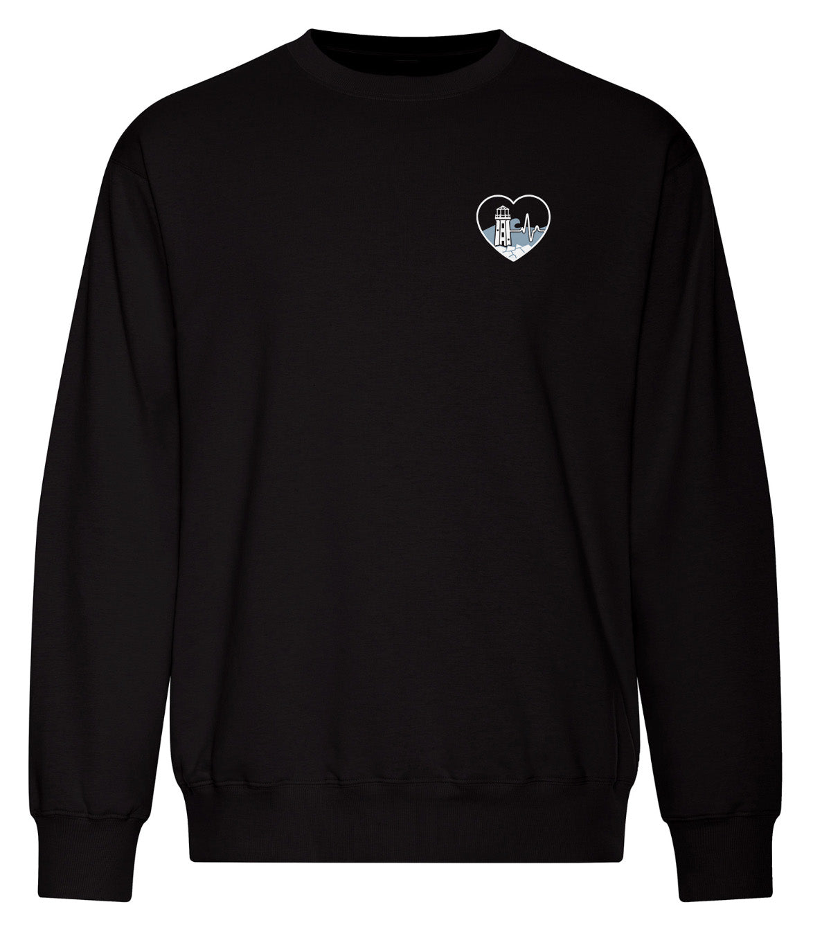 Across Canada ECG Heart - Featherweight Crew Sweatshirt