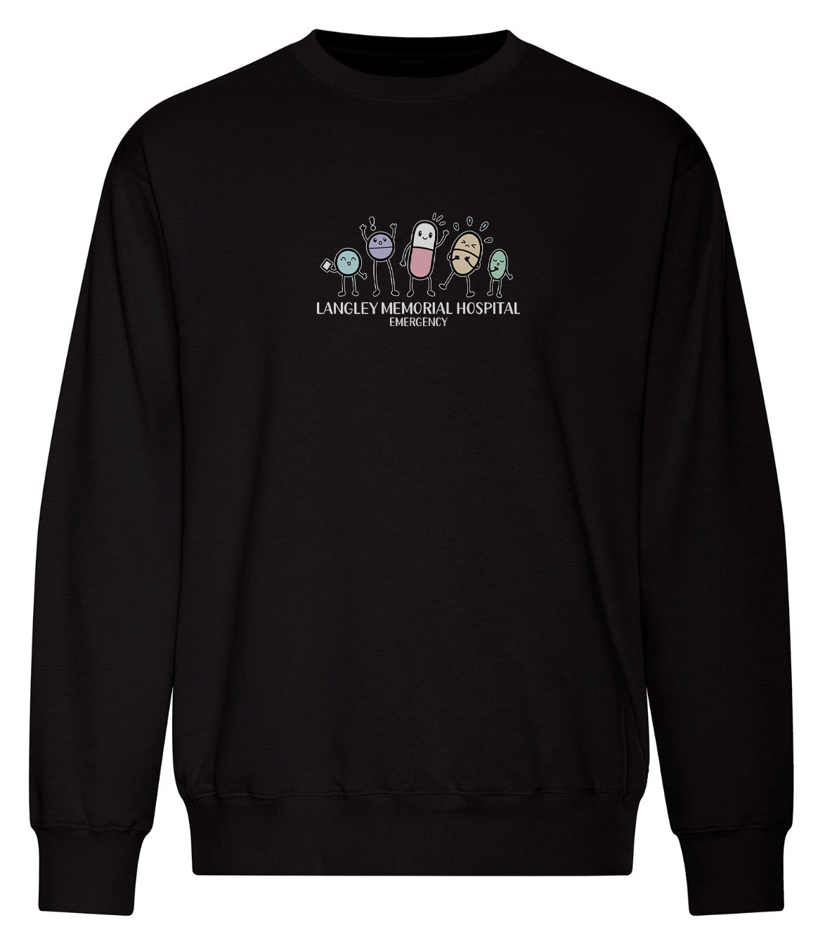 Langley Memorial Hospital (LMH) Emergency - Featherweight Crew Sweatshirt