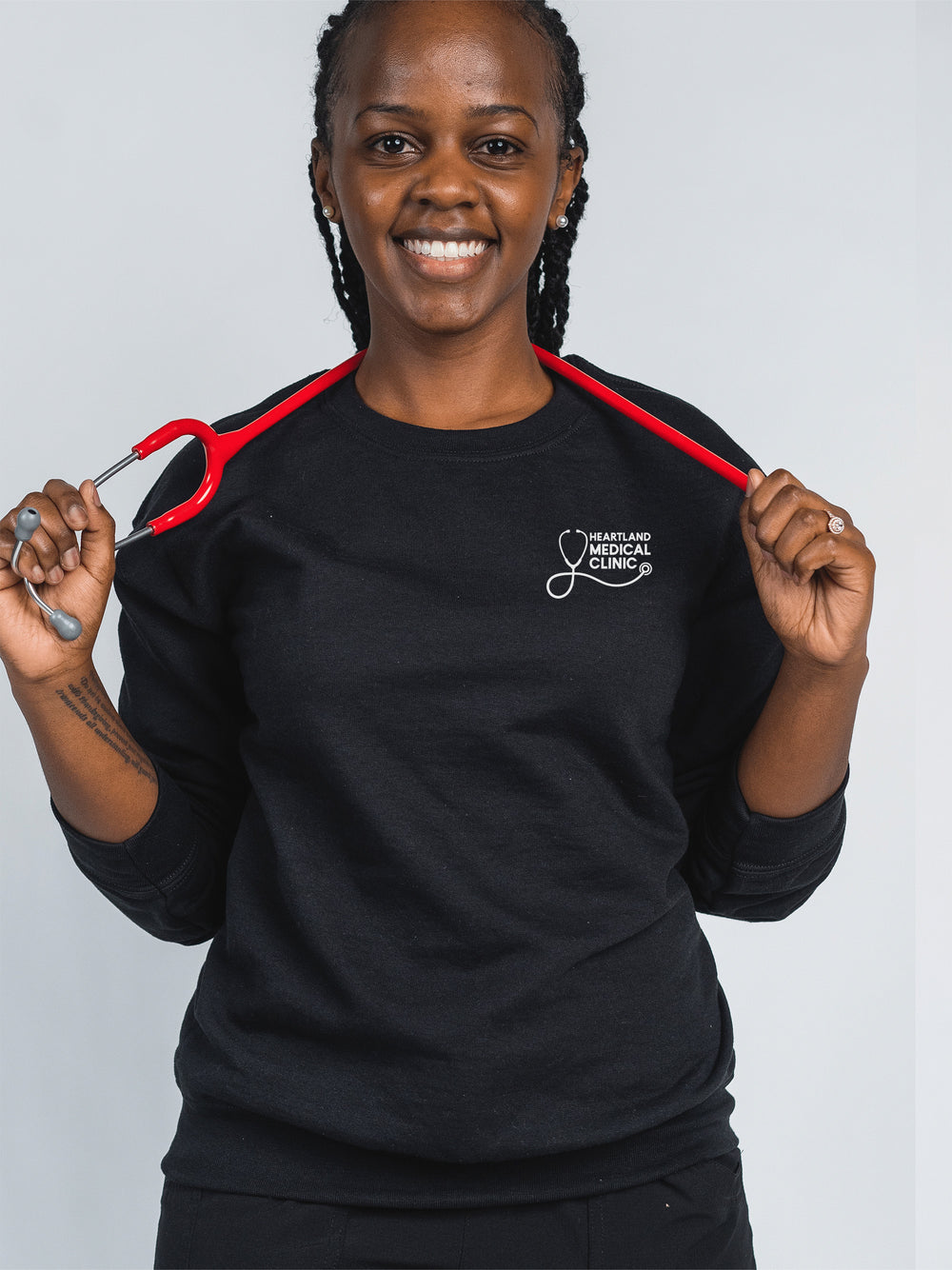 Heartland Medical Clinic - Round 2 - Non-Pocketed Crew Sweatshirt