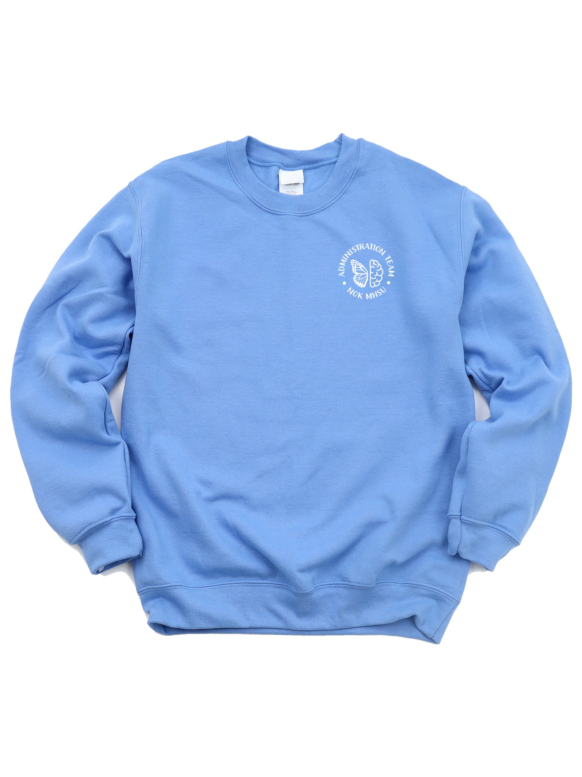 NOK Mental Health and Substance Use Administrative Team - Non-Pocketed Crew Sweatshirt - Lubdub Apparel