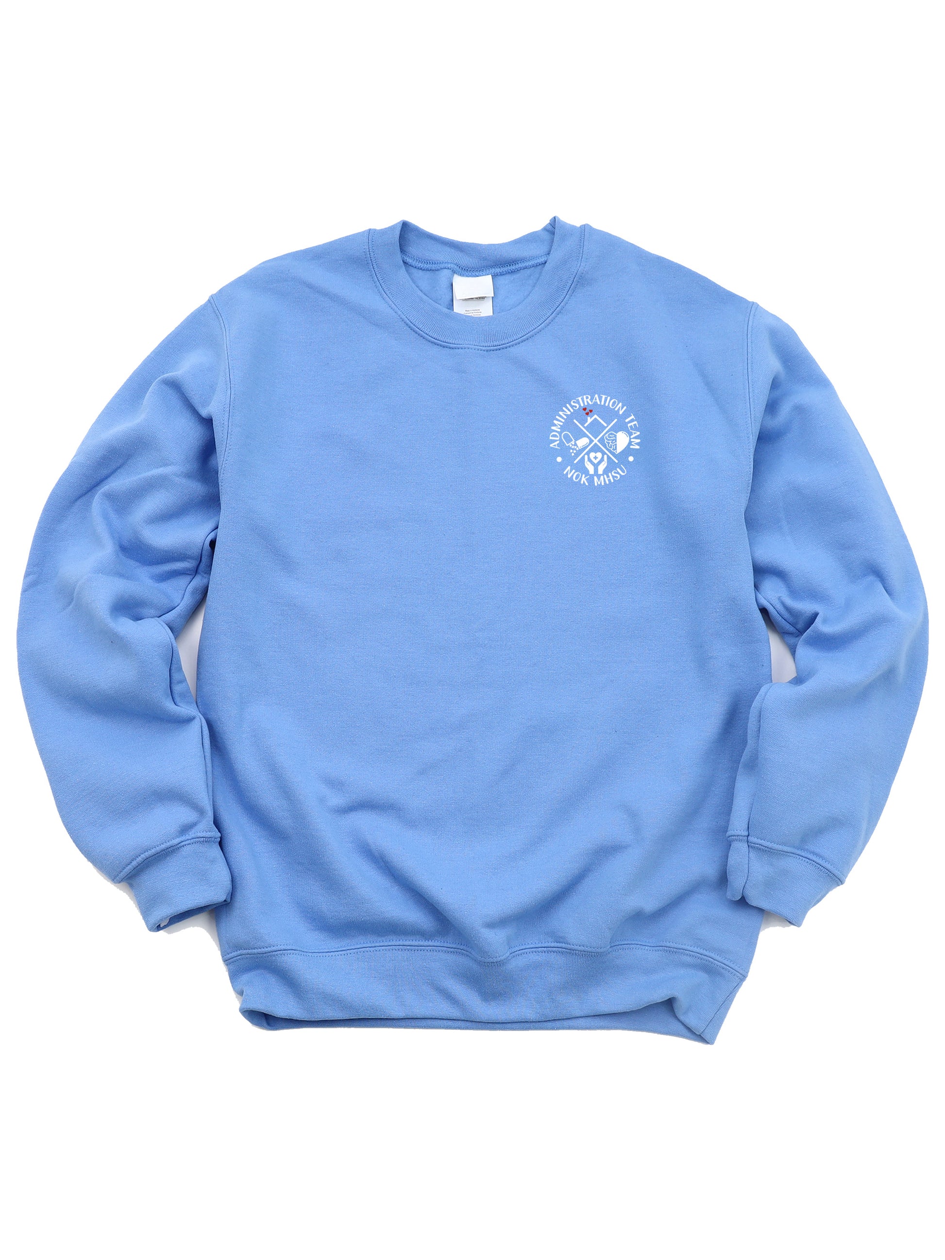 NOK Mental Health and Substance Use Administrative Team - Non-Pocketed Crew Sweatshirt - Lubdub Apparel
