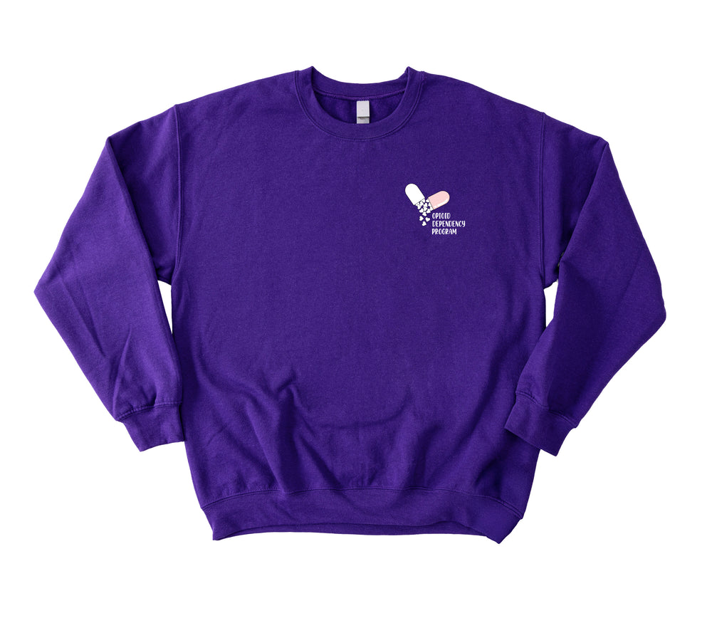 Medicine Hat Opioid Dependency Program - Non-Pocketed Crew Sweatshirt