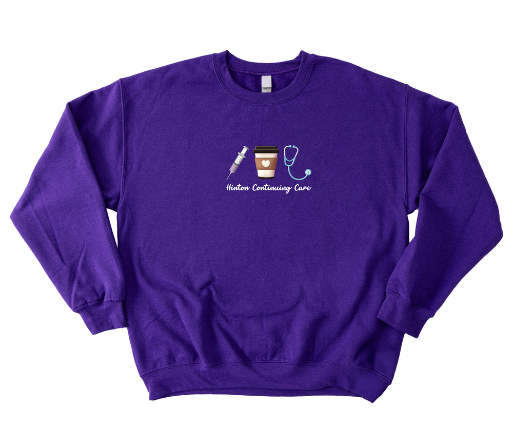 Hinton Continuing Care - Non-Pocketed Crew Sweatshirt