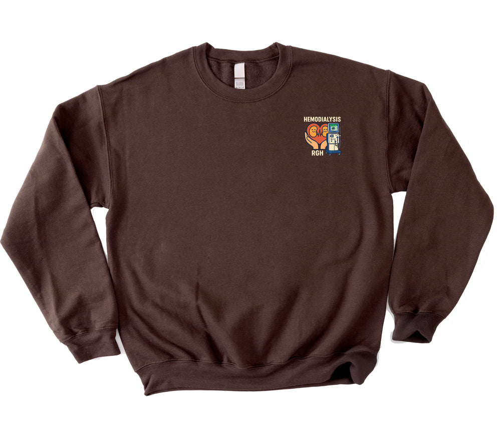 Regina General Hospital Hemodialysis Unit - Round 2 - Non-Pocketed Crew Sweatshirt