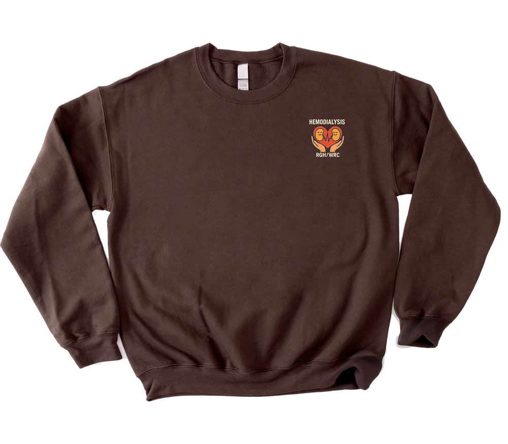 Regina General Hospital Hemodialysis Unit - Round 2 - Non-Pocketed Crew Sweatshirt