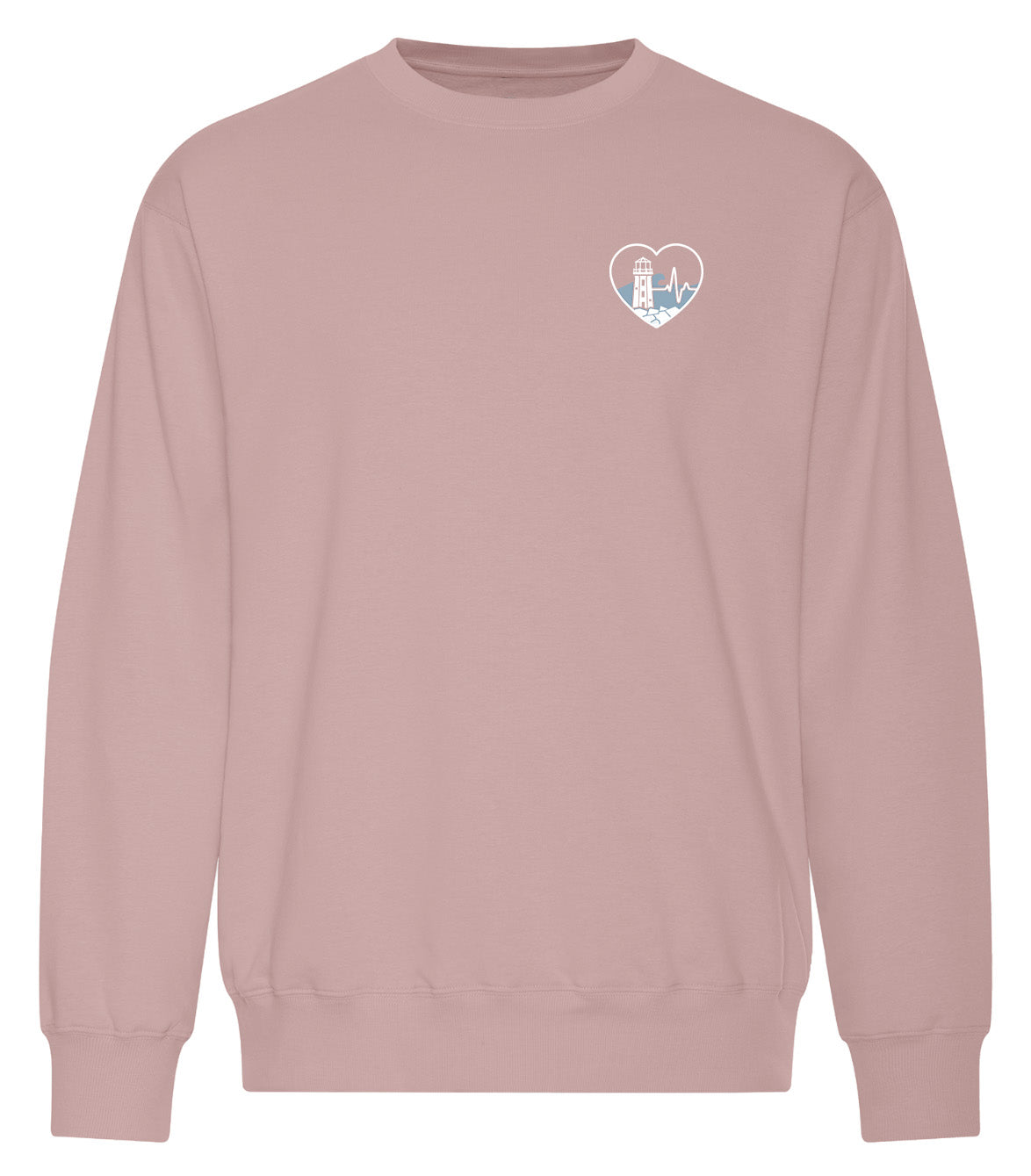 Across Canada ECG Heart - Featherweight Crew Sweatshirt