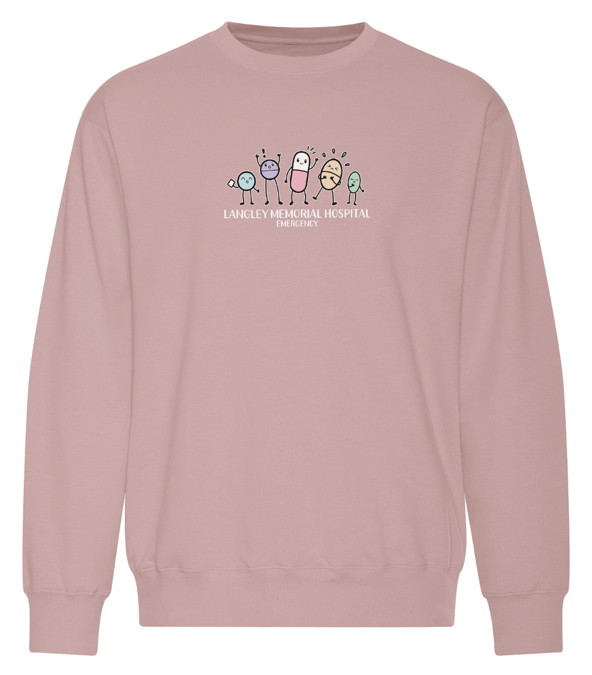 Langley Memorial Hospital (LMH) Emergency - Featherweight Crew Sweatshirt