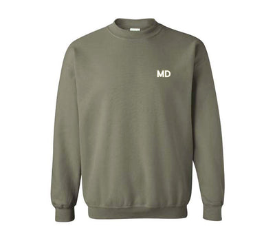MD Creds - Non-Pocketed Crew Sweatshirt