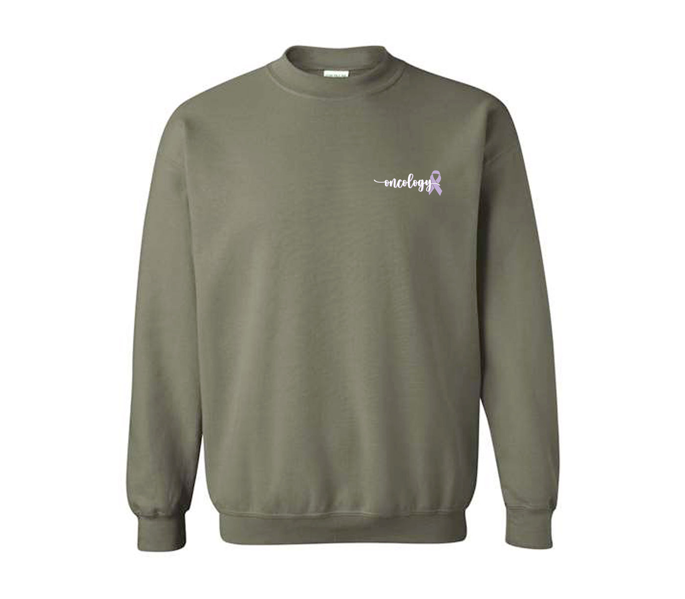 Oncology Ribbon - Non-Pocketed Crew Sweatshirt