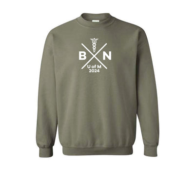 University of Manitoba, College of Nursing Nursing Graduates of 2024 - Non-Pocketed Crew Sweatshirt