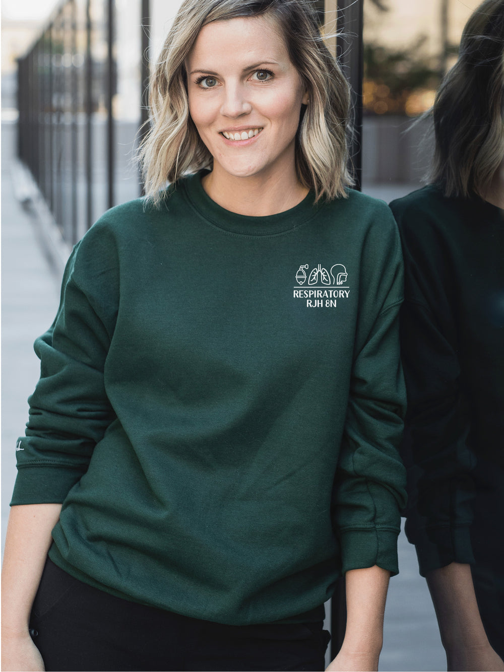 Royal Jubilee Hospital 8N Respiratory - Round 2 - Non-Pocketed Crew Sweatshirt