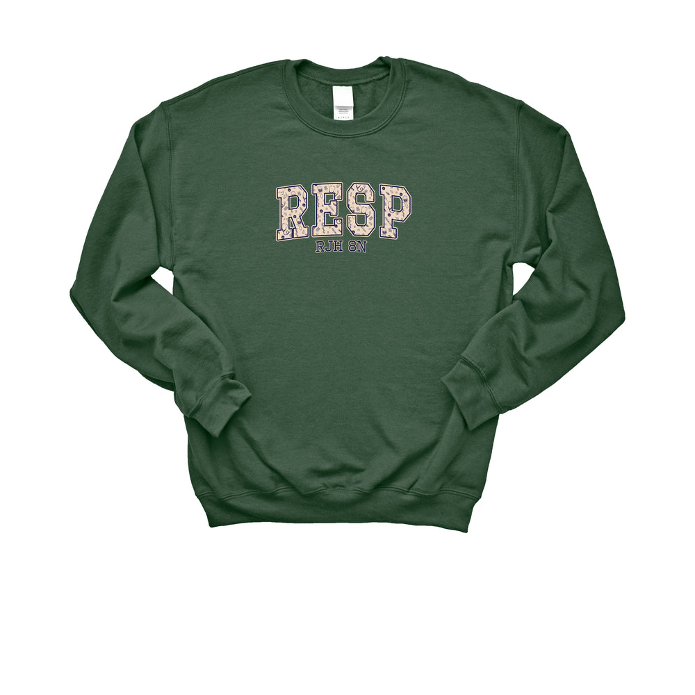 Royal Jubilee Hospital 8N Respiratory - Round 2 - Non-Pocketed Crew Sweatshirt