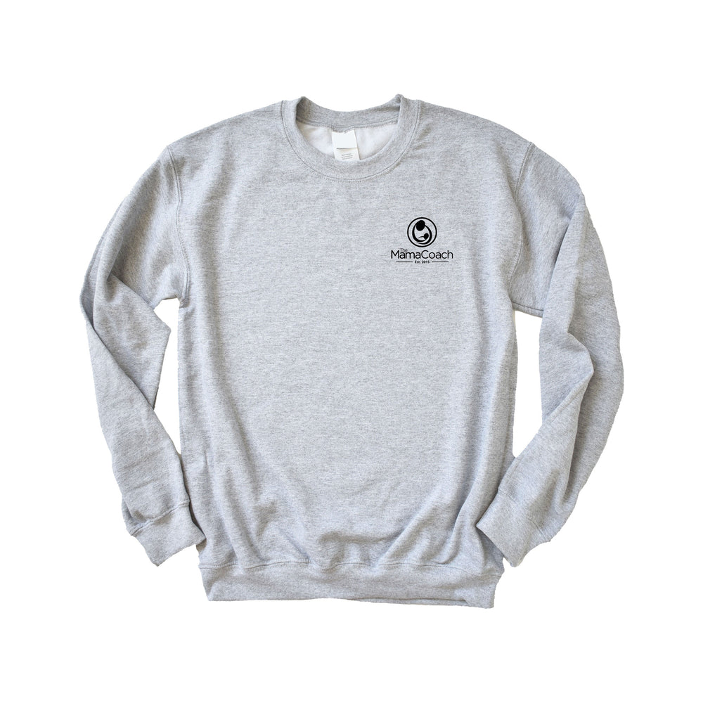 The Mama Coach - Non-Pocketed Crew Sweatshirt - Lubdub Apparel