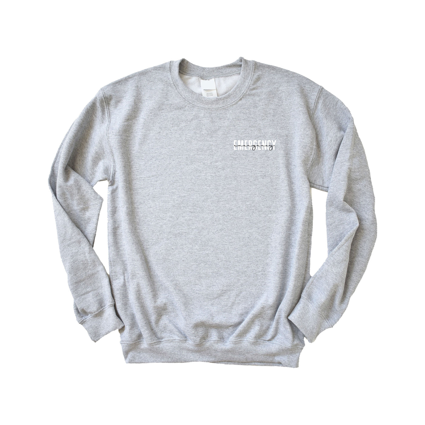 Lubdub Hospital Emergency - Non-Pocketed Crew Sweatshirt