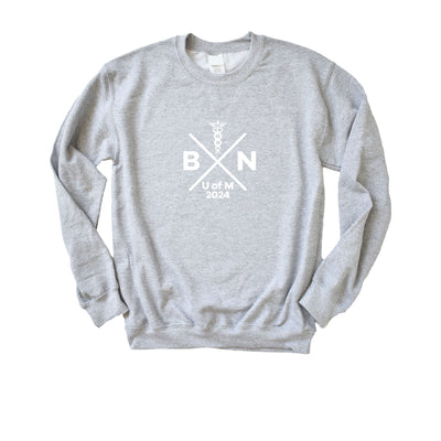University of Manitoba, College of Nursing Nursing Graduates of 2024 - Non-Pocketed Crew Sweatshirt