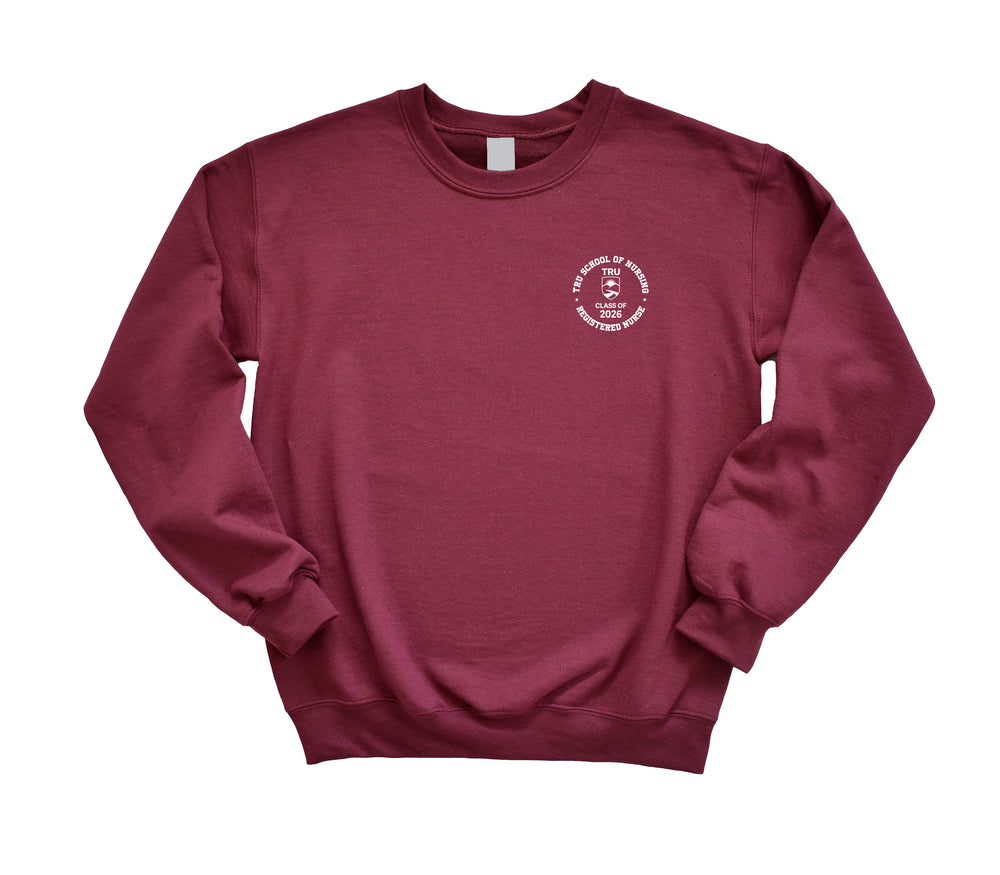 Thompson Rivers University School of Nursing - Round 2 - Non-Pocketed Crew Sweatshirt