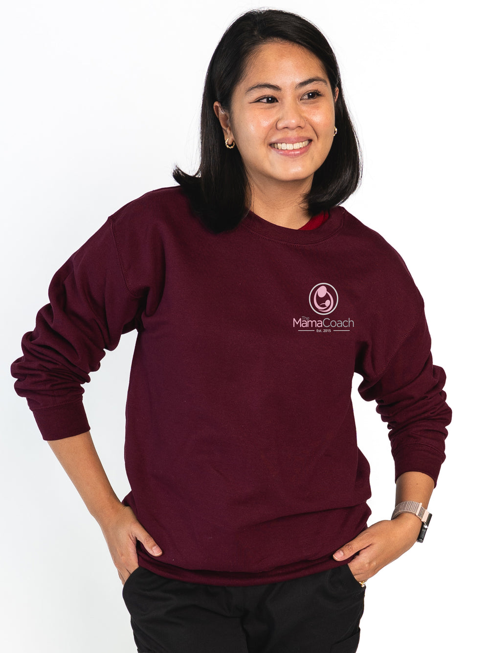 The Mama Coach - Non-Pocketed Crew Sweatshirt