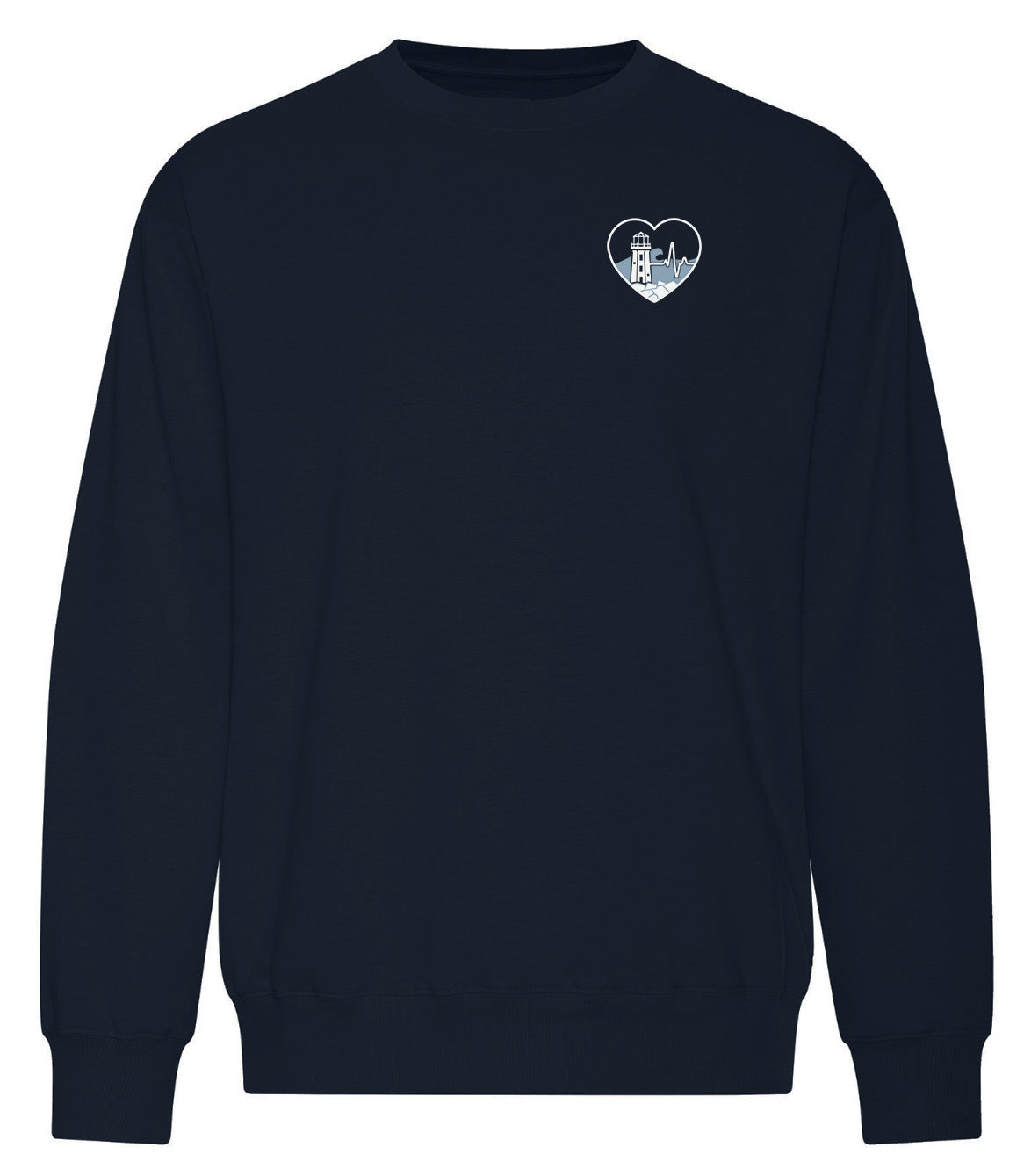 Across Canada ECG Heart - Featherweight Crew Sweatshirt