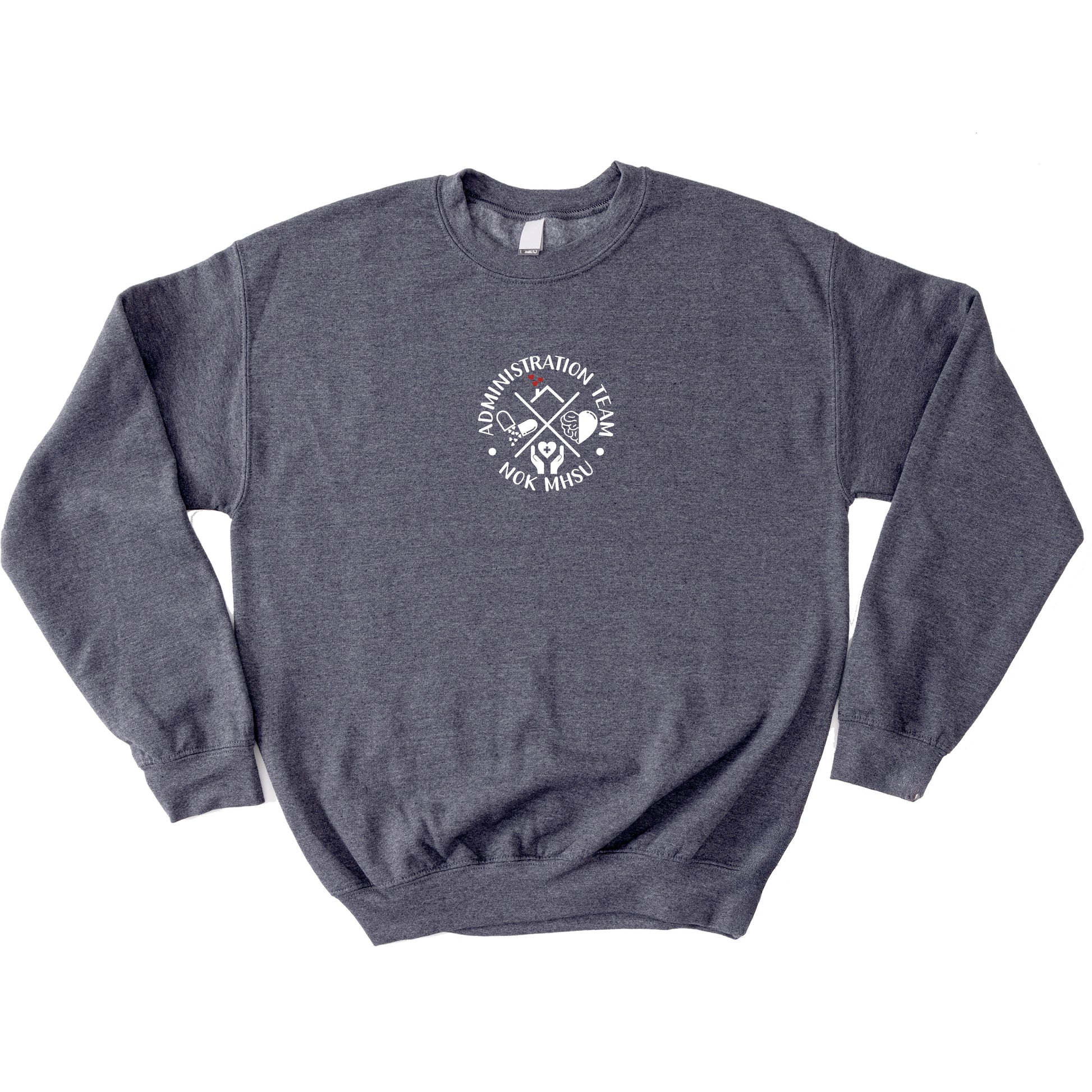 NOK Mental Health and Substance Use Administrative Team - Non-Pocketed Crew Sweatshirt - Lubdub Apparel