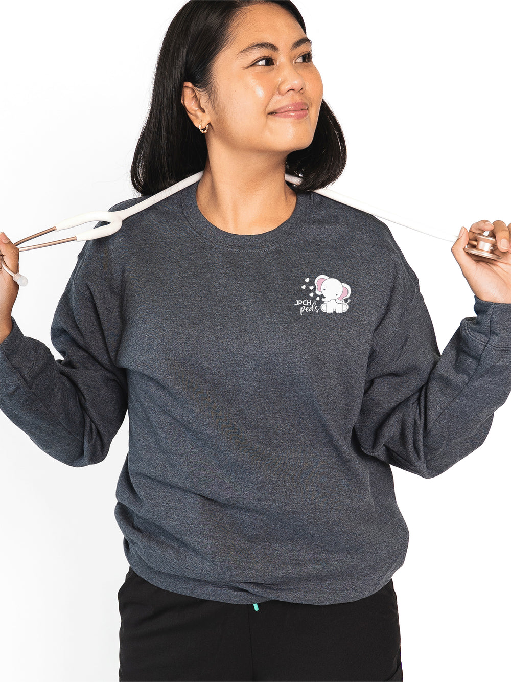 Jim Pattison Children's Hospital Inpatient Pediatrics Department - Round 4 - Non-Pocketed Crew Sweatshirt