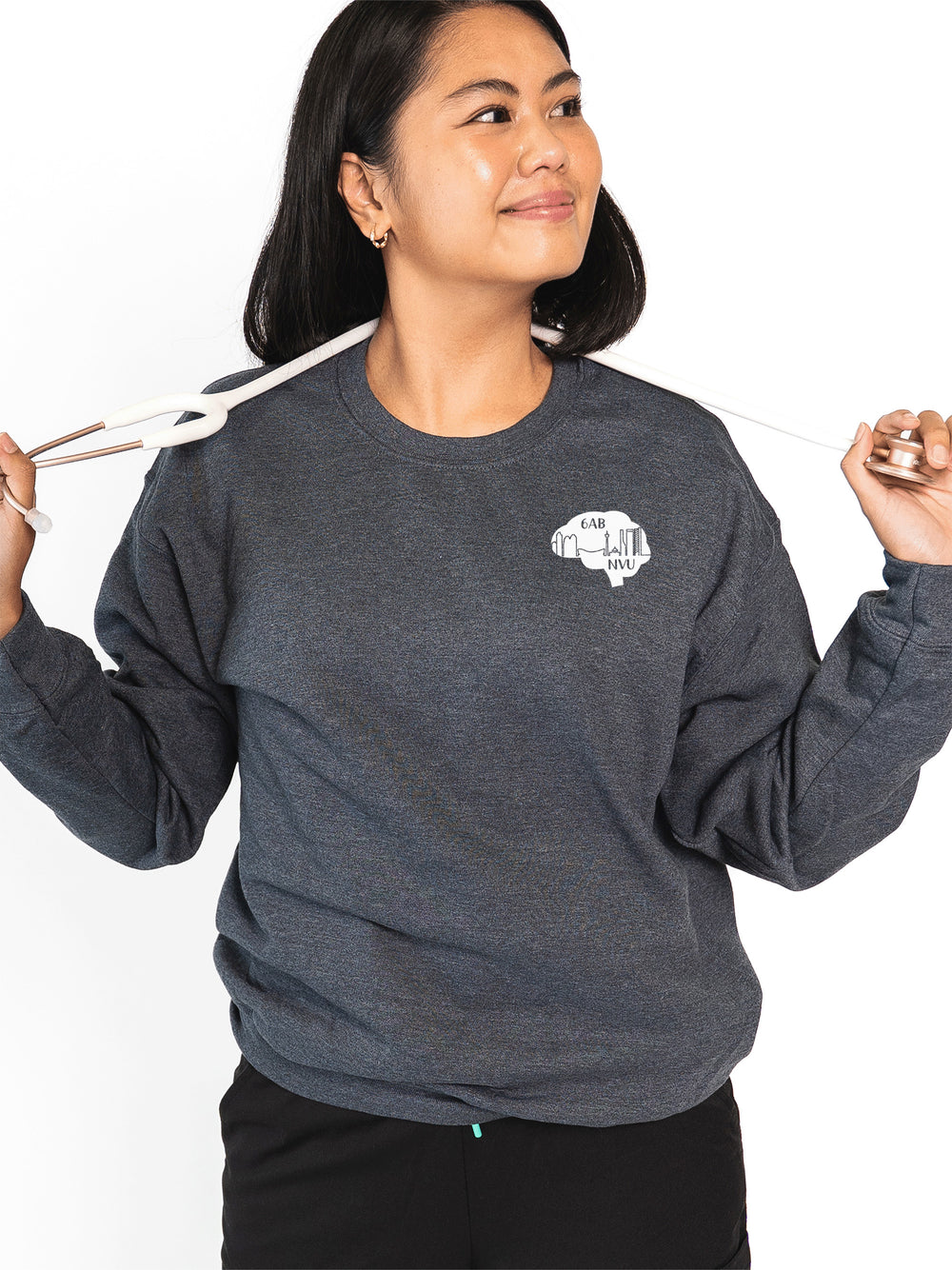 Toronto Western Neurovascular Unit (6AB) - Non-Pocketed Crew Sweatshirt