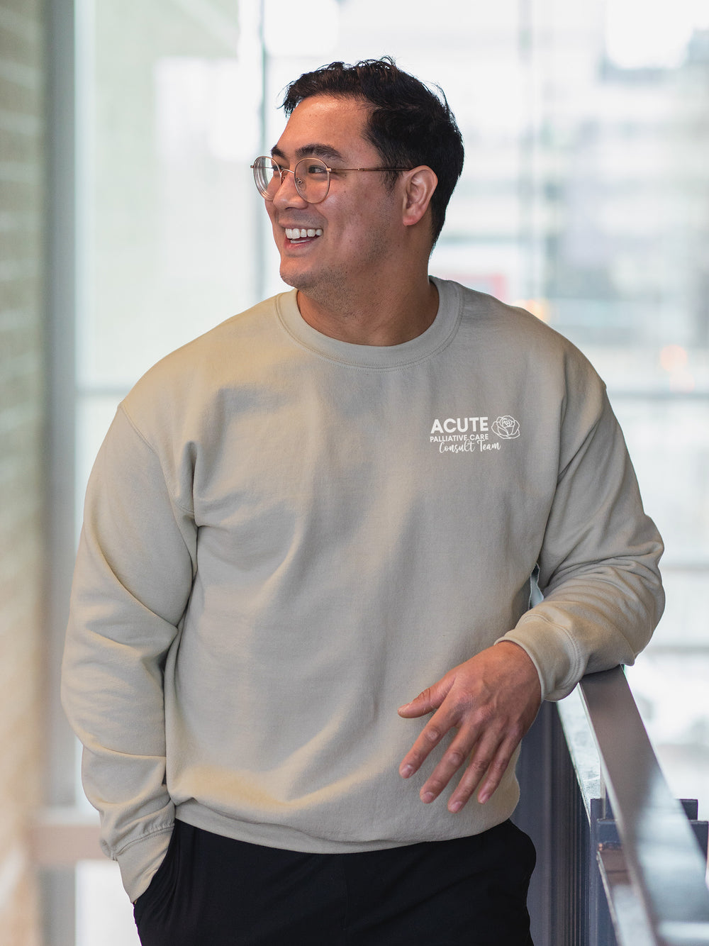 Acute Palliative Care Consult Team - Non-Pocketed Crew Sweatshirt