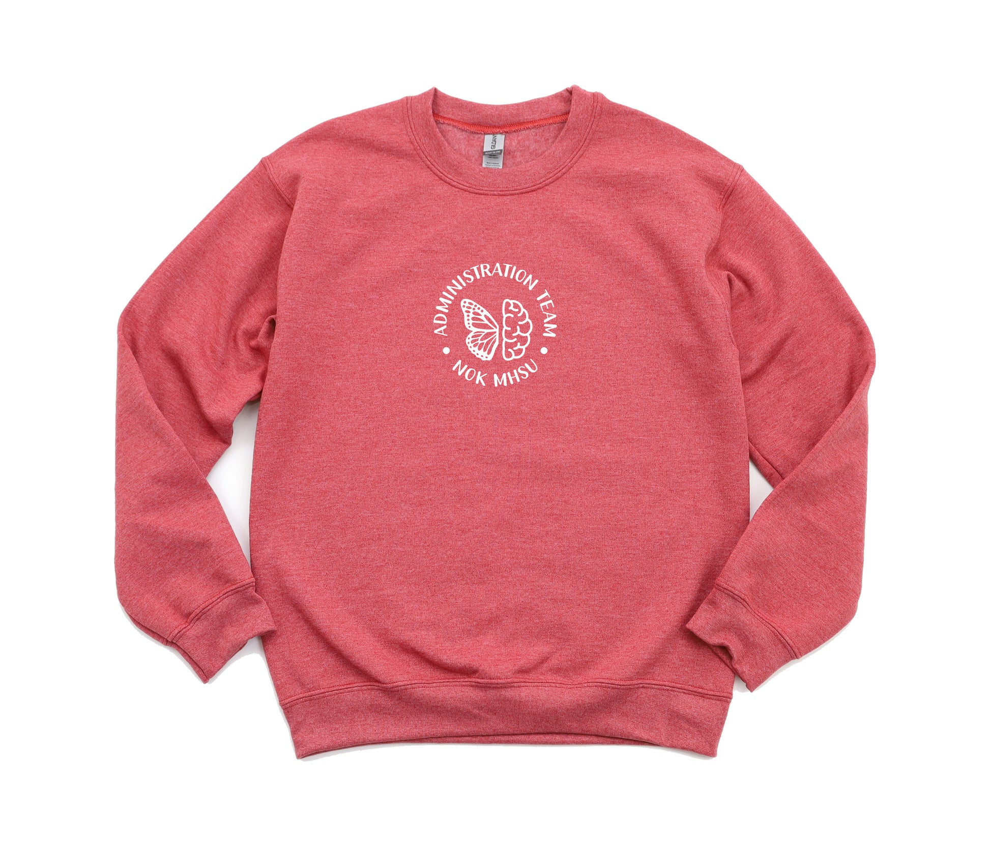 NOK Mental Health and Substance Use Administrative Team - Non-Pocketed Crew Sweatshirt - Lubdub Apparel