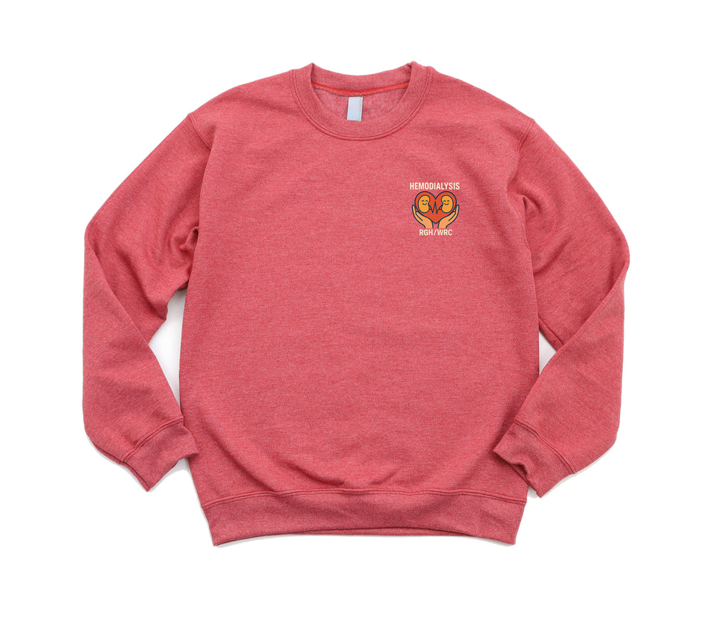 Regina General Hospital Hemodialysis Unit - Round 2 - Non-Pocketed Crew Sweatshirt
