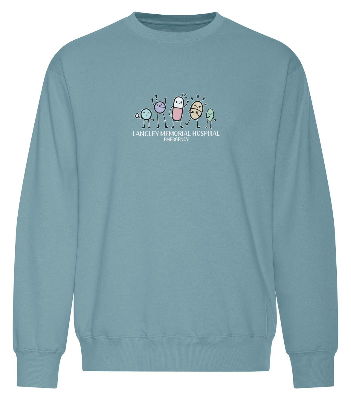 Langley Memorial Hospital (LMH) Emergency - Featherweight Crew Sweatshirt