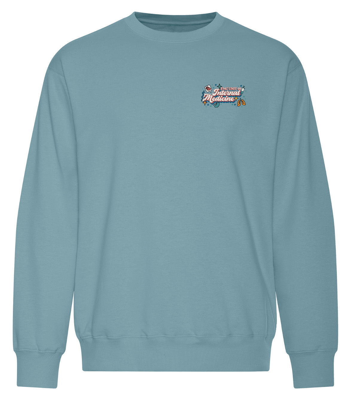 Foothills Medical Center Unit 46 Internal Medicine - Featherweight Crew Sweatshirt
