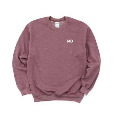 MD Creds - Non-Pocketed Crew Sweatshirt