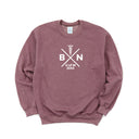 University of Manitoba, College of Nursing Nursing Graduates of 2024 - Non-Pocketed Crew Sweatshirt - Lubdub Apparel